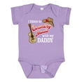 thumbnail image 1 of Inktastic I Listen to Country Music with My Daddy Guitar and Hat Boys or Girls Baby Bodysuit, 1 of 5