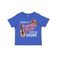 thumbnail image 1 of Inktastic I Listen to Country Music with My Daddy Guitar and Hat Boys or Girls Toddler T-Shirt, 1 of 5