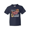 thumbnail image 1 of Inktastic I Listen to Country Music with My Daddy Guitar and Hat Youth T-Shirt, 1 of 5