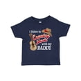 thumbnail image 1 of Inktastic I Listen to Country Music with My Daddy Guitar and Hat Boys or Girls Baby T-Shirt, 1 of 5