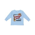 thumbnail image 1 of Inktastic I Listen to Country Music with my Mommy with Guitar and Hat Boys or Girls Long Sleeve Toddler T-Shirt, 1 of 5