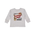 thumbnail image 1 of Inktastic I Listen to Country Music with my Mommy with Guitar and Hat Boys or Girls Long Sleeve Toddler T-Shirt, 1 of 5
