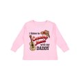thumbnail image 1 of Inktastic I Listen to Country Music with my Daddy Guitar and Hat Boys or Girls Long Sleeve Toddler T-Shirt, 1 of 5