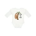 thumbnail image 1 of Inktastic I Live to Hug Cute Sloth on a Branch Boys or Girls Long Sleeve Baby Bodysuit, 1 of 5