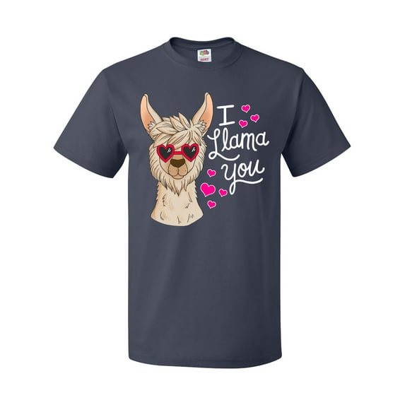 Inktastic I Llama You with Llama Illustration T-Shirt
