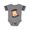 thumbnail image 1 of Inktastic I Loaf You a Lot with Cute Bread Clip Art Boys or Girls Baby Bodysuit, 1 of 4