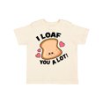 thumbnail image 1 of Inktastic I Loaf You a Lot with Cute Bread Clip Art Boys or Girls Toddler T-Shirt, 1 of 5