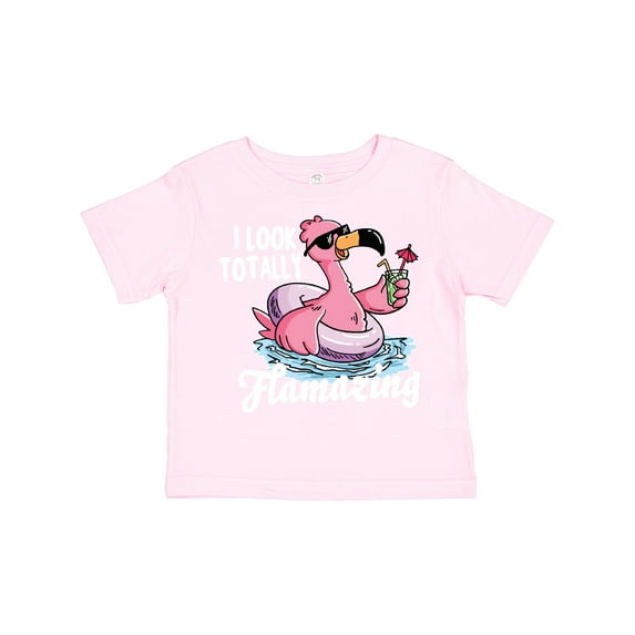 Inktastic I Look Totally Flamazing with Flamingo in Sunglasses Boys or Girls Toddler T-Shirt