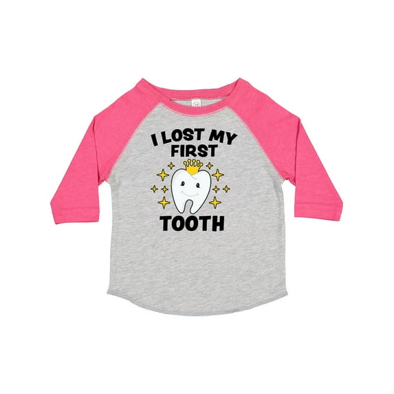 Inktastic I Lost My First Tooth with Cute Tooth and Sparkles Boys or Girls Toddler T-Shirt