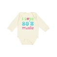 thumbnail image 1 of Inktastic I Love 80's Music Boys or Girls Long Sleeve Baby Bodysuit, 1 of 5