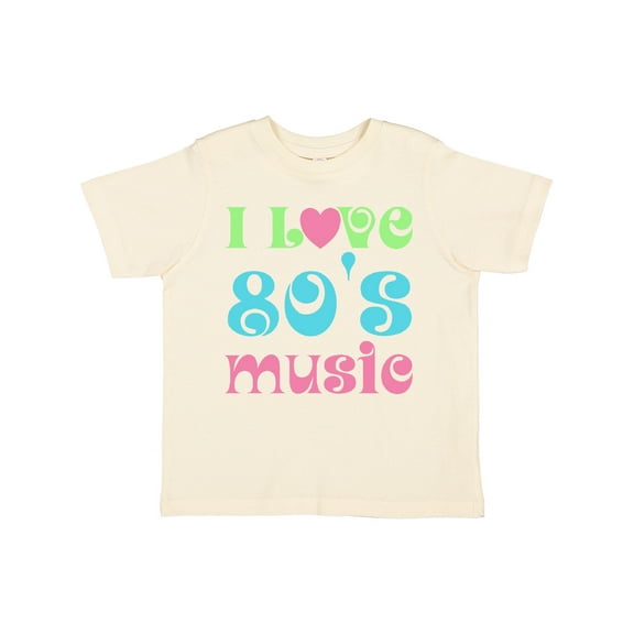 Inktastic I Love 80's Music Boys or Girls Toddler T-Shirt