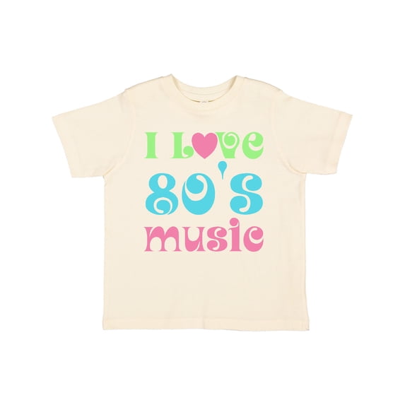 Inktastic I Love 80's Music Boys or Girls Toddler T-Shirt