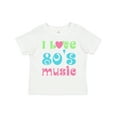 thumbnail image 1 of Inktastic I Love 80's Music Boys or Girls Toddler T-Shirt, 1 of 5