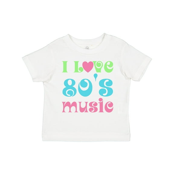 Inktastic I Love 80's Music Boys or Girls Toddler T-Shirt