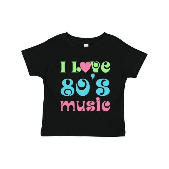 Inktastic I Love 80's Music Boys or Girls Toddler T-Shirt