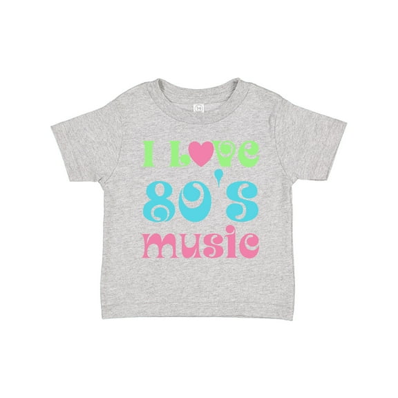 Inktastic I Love 80's Music Boys or Girls Toddler T-Shirt