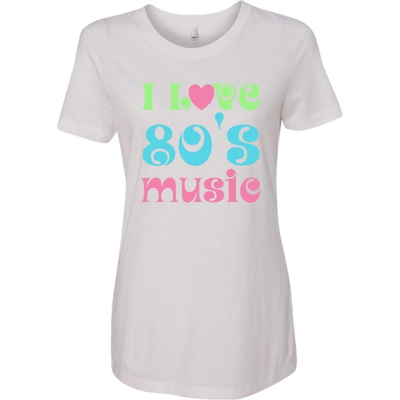 Inktastic I Love 80's Music Women's T-Shirt