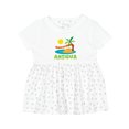 thumbnail image 1 of Inktastic I Love Antigua Girls Baby Dress, 1 of 5