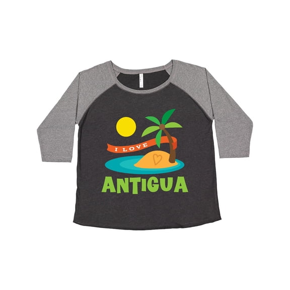 Inktastic I Love Antigua Women's Plus Size T-Shirt