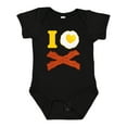 thumbnail image 1 of Inktastic I Love Bacon And Eggs Boys or Girls Baby Bodysuit, 1 of 5