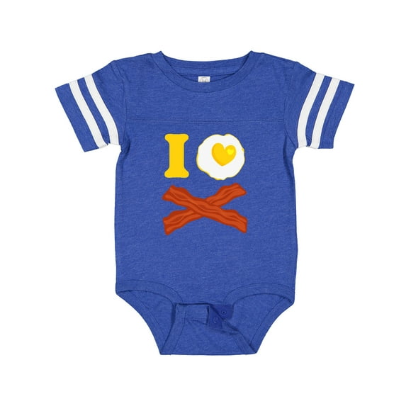 Inktastic I Love Bacon And Eggs Boys or Girls Baby Bodysuit