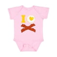 thumbnail image 1 of Inktastic I Love Bacon And Eggs Boys or Girls Baby Bodysuit, 1 of 5