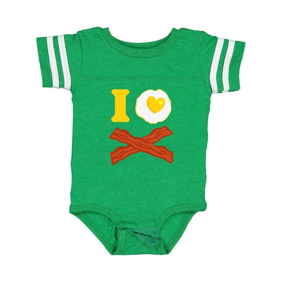 Inktastic I Love Bacon And Eggs Boys or Girls Baby Bodysuit