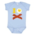 thumbnail image 1 of Inktastic I Love Bacon And Eggs Boys or Girls Baby Bodysuit, 1 of 5