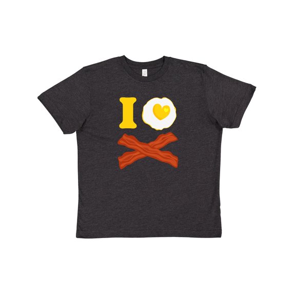 Inktastic I Love Bacon And Eggs Youth T-Shirt