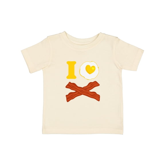 Inktastic I Love Bacon and Eggs Boys or Girls Baby T-Shirt