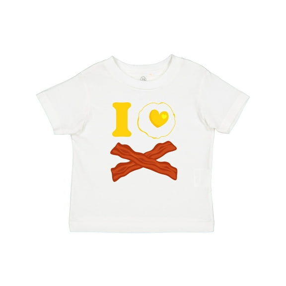 Inktastic I Love Bacon and Eggs Boys or Girls Toddler T-Shirt