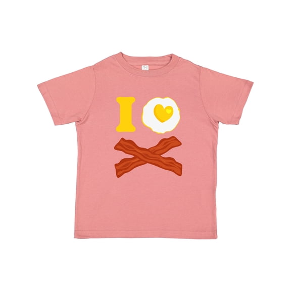 Inktastic I Love Bacon and Eggs Boys or Girls Toddler T-Shirt