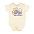 thumbnail image 1 of Inktastic I Love Baking with My Grandma Girls Baby Bodysuit, 1 of 5