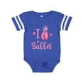 thumbnail image 1 of Inktastic I Love Ballet Girls Baby Bodysuit, 1 of 5