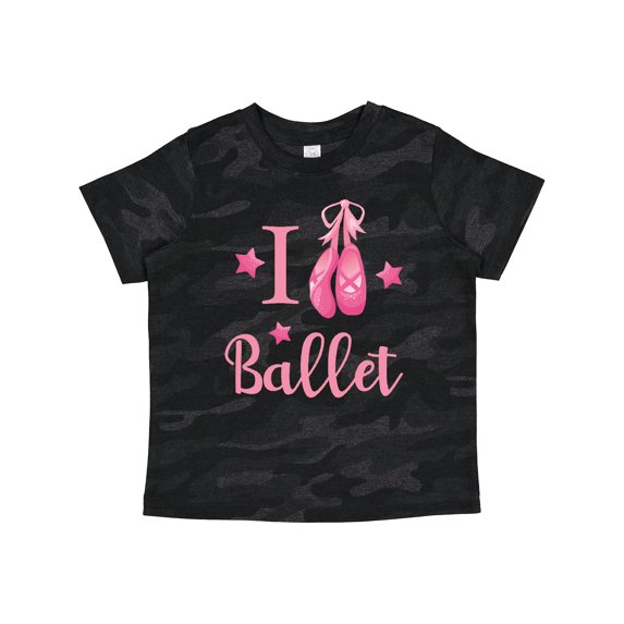 Inktastic I Love Ballet Girls Toddler T-Shirt