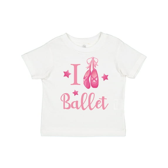 Inktastic I Love Ballet Girls Toddler T-Shirt