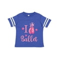 thumbnail image 1 of Inktastic I Love Ballet Girls Toddler T-Shirt, 1 of 5