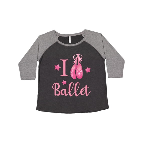 Inktastic I Love Ballet Women's Plus Size T-Shirt