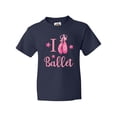 thumbnail image 1 of Inktastic I Love Ballet Youth T-Shirt, 1 of 5