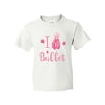 thumbnail image 1 of Inktastic I Love Ballet Youth T-Shirt, 1 of 5