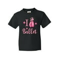 thumbnail image 1 of Inktastic I Love Ballet Youth T-Shirt, 1 of 5