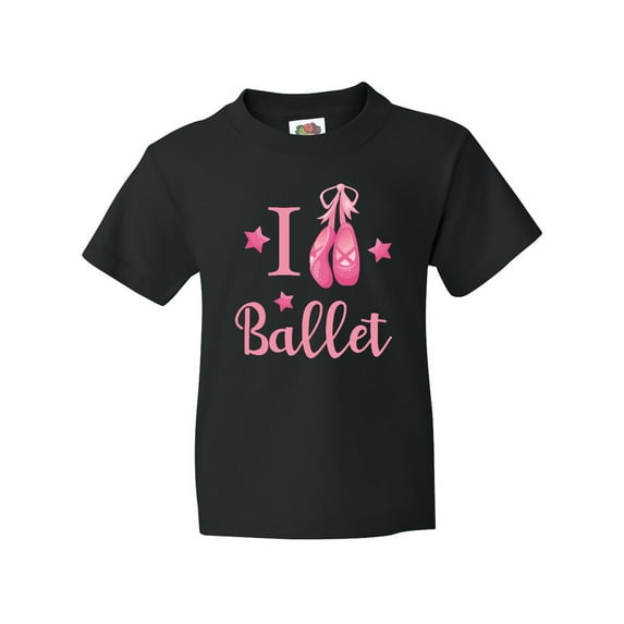Inktastic I Love Ballet Youth T-Shirt
