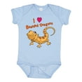 thumbnail image 1 of Inktastic I Love Bearded Dragons Boys or Girls Baby Bodysuit, 1 of 5