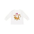 thumbnail image 1 of Inktastic I Love Bearded Dragons Boys or Girls Long Sleeve Toddler T-Shirt, 1 of 5
