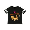 thumbnail image 1 of Inktastic I Love Bearded Dragons Boys or Girls Toddler T-Shirt, 1 of 5