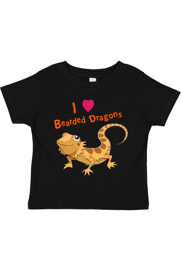 I Love Bearded Dragons Boys or Girls Toddler T-Shirt