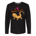 thumbnail image 1 of Inktastic I Love Bearded Dragons Long Sleeve T-Shirt, 1 of 5