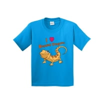 Inktastic I Love Bearded Dragons Youth T-Shirt