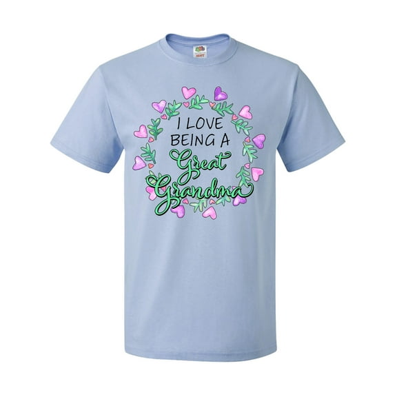 Inktastic I Love Being a Great Grandma- Circle of Hearts T-Shirt