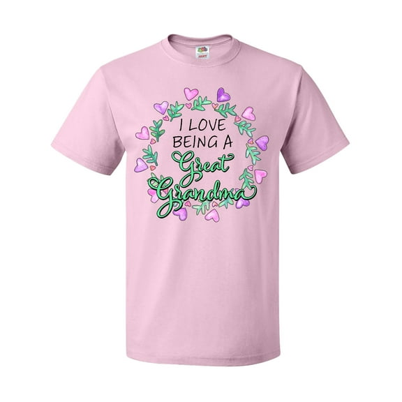Inktastic I Love Being a Great Grandma- Circle of Hearts T-Shirt